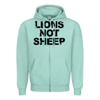 Seafoam lions not sheep Zipper Hoodie - artisFamous