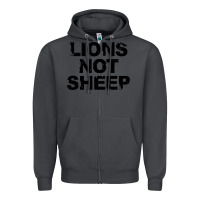Smoke lions not sheep Zipper Hoodie - artisFamous