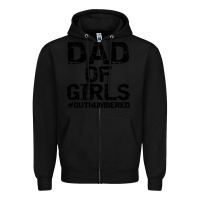 Black dad of girls Zipper Hoodie - artisFamous