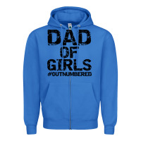 True Royal dad of girls Zipper Hoodie - artisFamous
