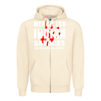 Sandshell merciless indian savages Zipper Hoodie - artisFamous