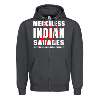 Smoke merciless indian savages Zipper Hoodie - artisFamous