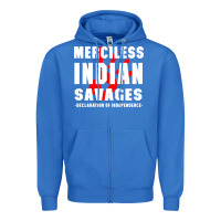 True Royal merciless indian savages Zipper Hoodie - artisFamous