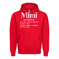 Red mimi Zipper Hoodie - artisFamous