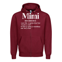 Burgundy mimi Zipper Hoodie - artisFamous