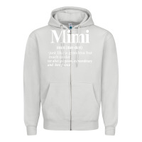 Dove Grey mimi Zipper Hoodie - artisFamous