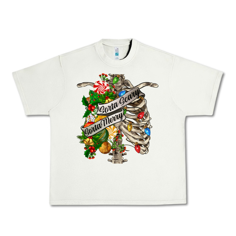 Sorta Merry Sorta Scary Chest Urban Heavy Tee by FaDigitalArtStudio | Teevron