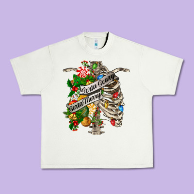 Sorta Merry Sorta Scary Chest Urban Heavy Tee Designed By Fadigitalartstudio