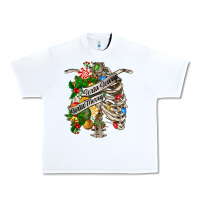 White sorta merry sorta scary chest Urban Heavy Tee - FaDigitalArtStudio