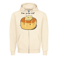 Sandshell i'm on a roll! Zipper Hoodie - artisFamous