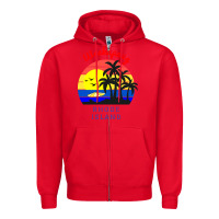 Red weekapaug, rhode island sunset Zipper Hoodie - artisFamous