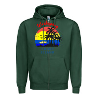 Sports Green weekapaug, rhode island sunset Zipper Hoodie - artisFamous