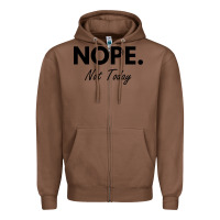 Chestnut nope not today Zipper Hoodie - artisFamous