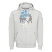 Dove Grey the nerve agents Zipper Hoodie - artisFamous