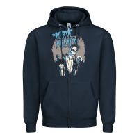 Navy the nerve agents Zipper Hoodie - artisFamous