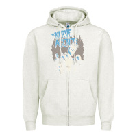 Oatmeal Heather the nerve agents Zipper Hoodie - artisFamous