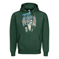 Sports Green the nerve agents Zipper Hoodie - artisFamous