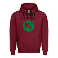 Token Entry Zipper Hoodie | Teevron