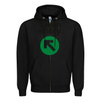 Black token entry Zipper Hoodie - artisFamous