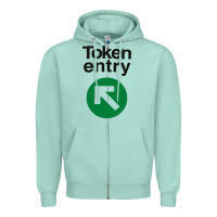 Seafoam token entry Zipper Hoodie - artisFamous