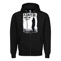 Black alanis morissette, world tour Zipper Hoodie - artisFamous