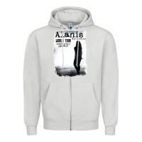 Dove Grey alanis morissette, world tour Zipper Hoodie - artisFamous