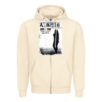 Sandshell alanis morissette, world tour Zipper Hoodie - artisFamous