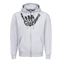 Heather Grey goodvibes shaka Zipper Hoodie - artisFamous