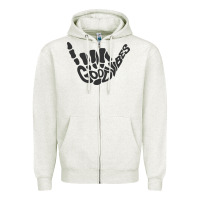 Oatmeal Heather goodvibes shaka Zipper Hoodie - artisFamous