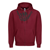 Burgundy goodvibes shaka Zipper Hoodie - artisFamous