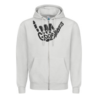 Dove Grey goodvibes shaka Zipper Hoodie - artisFamous