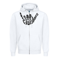 White goodvibes shaka Zipper Hoodie - artisFamous