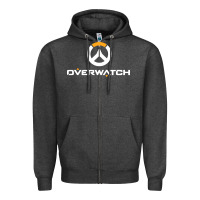 Charcoal Heather overwatch Zipper Hoodie - artisFamous