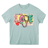 Arona Love Nursing leopard Heavy Core Tee - CowGirlArtShop