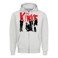 Dove Grey The Kinks Zipper Hoodie - artisFamous