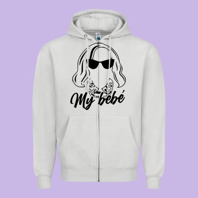 My Bebe Moira Rose Zipper Hoodie Designed By Artisfamous