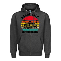 Charcoal Heather car pogue life outer banks Zipper Hoodie - artisFamous