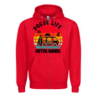 Red car pogue life outer banks Zipper Hoodie - artisFamous