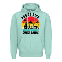 Seafoam car pogue life outer banks Zipper Hoodie - artisFamous