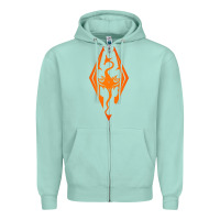 Seafoam skyrim elder scrolls oblivion Zipper Hoodie - artisFamous