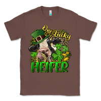 Chestnut One lucky Heifer Classic Tee - CowGirlArtShop