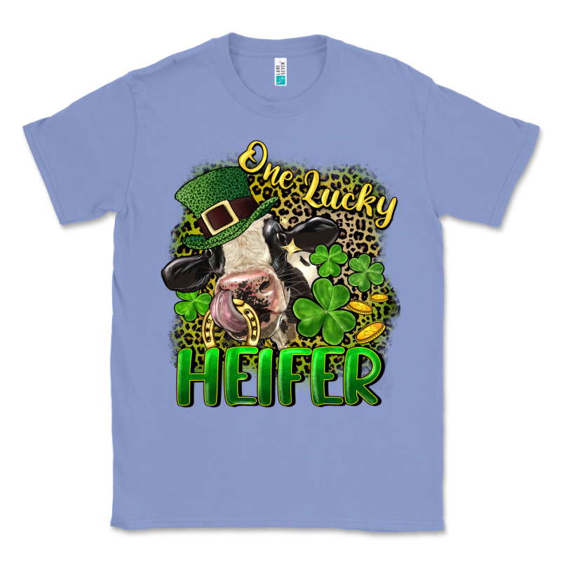 One Lucky Heifer Classic Tee by CowGirlArtShop | Teevron