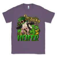 Lavender One lucky Heifer Classic Tee - CowGirlArtShop