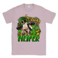 Lilac One lucky Heifer Classic Tee - CowGirlArtShop
