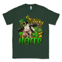 Sports Green One lucky Heifer Classic Tee - CowGirlArtShop