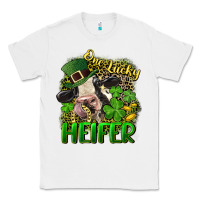 White One lucky Heifer Classic Tee - CowGirlArtShop