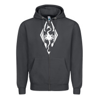 Smoke skyrim elder Zipper Hoodie - artisFamous