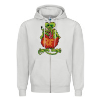Dove Grey classic rat fink Zipper Hoodie - artisFamous