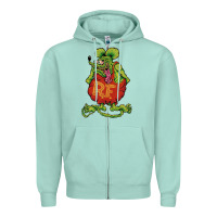 Seafoam classic rat fink Zipper Hoodie - artisFamous