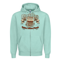 Seafoam mutton lettuce and tomato Zipper Hoodie - artisFamous